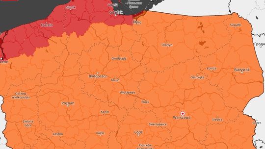 3 stopień zagrożenia dla powiatu nowodworskiego