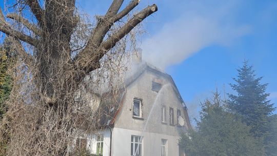 Pożar budynku mieszkalnego w Sztutowie