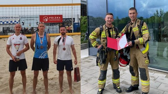 Sukcesy sportowe nowodworskich strażaków na szczeblu wojewódzkim