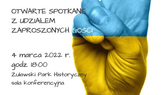 W piątek otwarte spotkanie "Pomoc dla Ukrainy – Nowy Dwór Gdański"