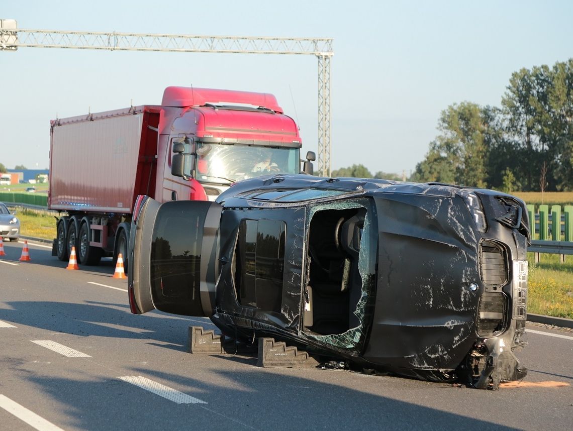 BMW dachowało na S7