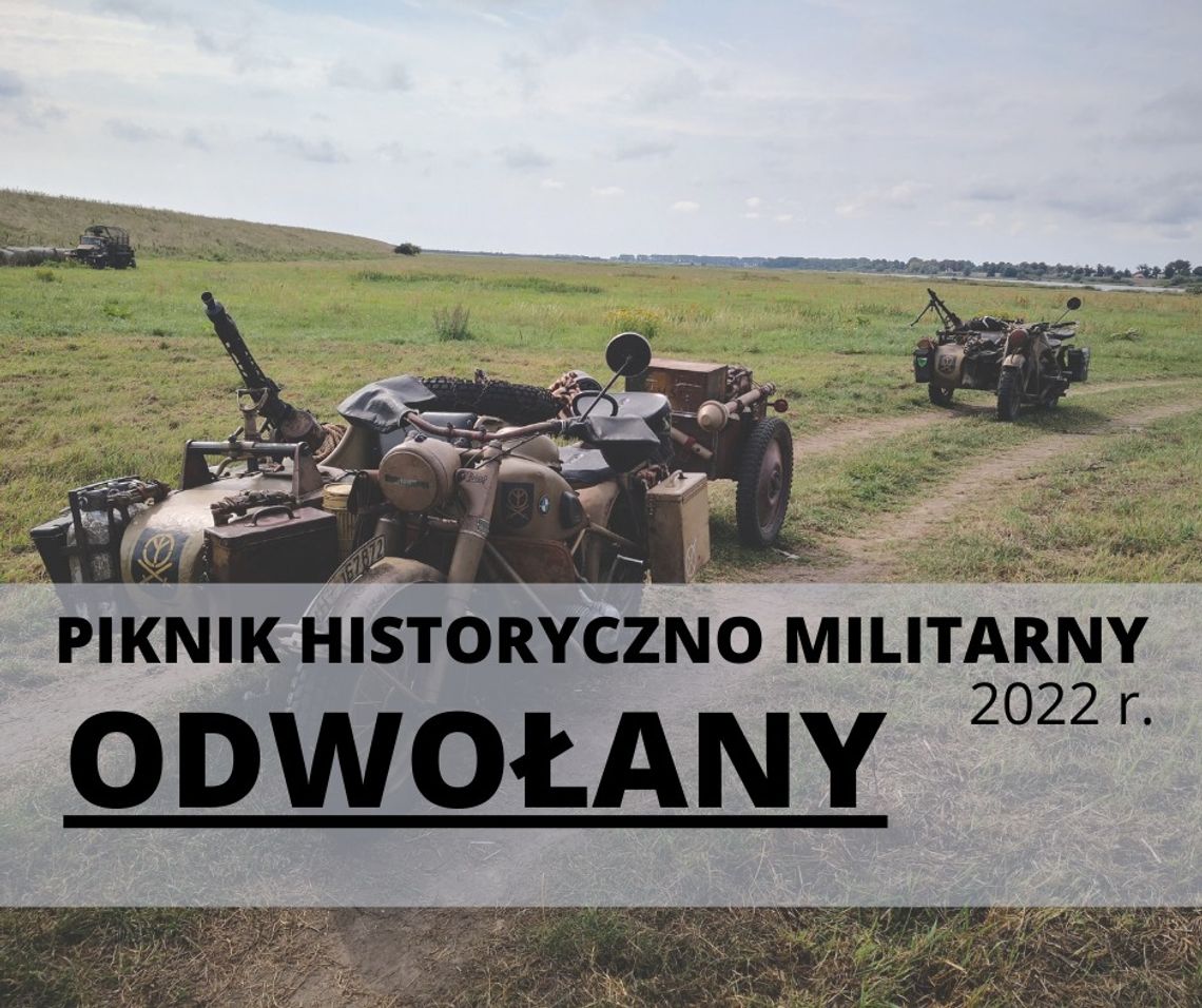 Piknik Historyczno - Militarny w Mikoszewie odwołany