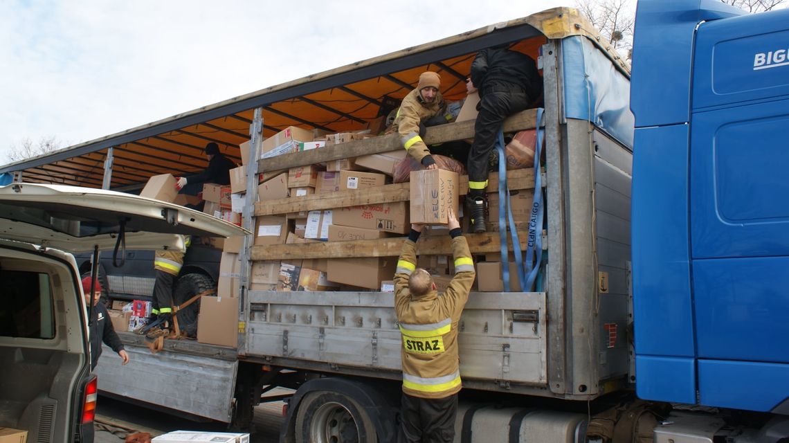 Z Nowego Dworu Gdańskiego wyjechały dwa transporty z darami